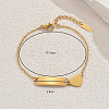 Stainless Steel Link Bracelets IH0298-2
