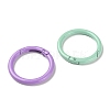 10Pcs Spray Painted Alloy Spring Gate Rings FIND-YW0001-62-2