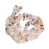 Natural Purple Rutilated Quartz Beads Strands GG-CBAE051-A02-01-4