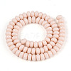Opaque Spray Painted Glass Beads GLAA-ZX008-8mm-18H-2
