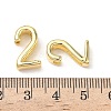 Brass Slide Charms KK-L253-15G-02-3