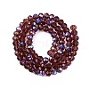 Electroplate Glass Beads Strands EGLA-A044-T6mm-L13-3