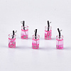 Glass Bottle Pendants CRES-N017-06J-1