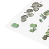 Flower Pattern Waterproof Self Adhesive Hot Stamping Stickers DIY-I063-06-3