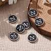 Platinum Plated Alloy Charms LS-ENAM-S118-02N-P-5