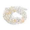 Natural Topaz Crystal Beads Strands G-P497-01C-66-3