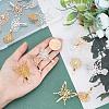 18Pcs 9 Style Iron Hair Findings FIND-PH0002-57-5