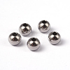 Tarnish Resistant Round 202 Stainless Steel Beads STAS-G130-6mm-63P-1