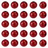 Spray Painted Round Natural Schima Wood Beads WOOD-PA0001-81C-02-7