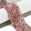 Natural Strawberry Quartz Beads Strands G-H042-A11-02-2