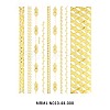 3D Goldenrod Nail Water Decals MRMJ-N010-44-008-2