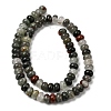 Natural African Bloodstone Beads Strands G-A280-A06-02-3