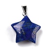 Natural Lapis Lazuli Pendants X-G-I319-01P-10-2
