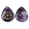 Natural Amethyst Pendants G-T122-72E-3