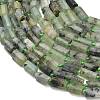 Natural Prehnite Beads Strands G-C289-A04-01-3