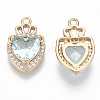 Glass Pendants X-GLAA-T021-14C-2