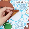 9 Sheets 9 Styles Christmas Themed PVC Static Stickers STIC-WH0004-07-6