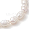 Natural Pearl Beads Stretch Bracelets for Women BJEW-JB11321-4