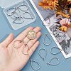 16Pcs 304 Stainless Steel Open Back Bezel Pendants FIND-UN0002-90A-4