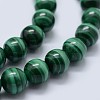 Natural Malachite Beads Strands G-F571-27AA1-3mm-3