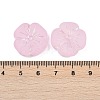 Frosted Transparent Acrylic Beads OACR-P029-19B-05-4