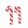 Christmas Candy Cane Handmade Polymer Clay Beads CLAY-P005-03A-02-1