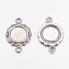 Tibetan Style Link Cabochon Bezel Settings LS-TIBEP-0578-S-FF-1