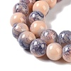 Baking Paint Glass Bead Strands X-GLAA-H031-01B-11-4