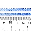 Gradient Color Baking Paint Glass Bead Strands X-DGLA-A039-T2mm-A020-5