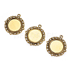 Zinc Alloy Pendant Settings for Cabochon & Rhinestone LS-PALLOY-A15290-AG-FF-3