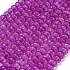 Dyed Imitation Gemstone Glass Beads Strands GL-Z001-03B-06-1