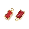 Brass Glass Charms KK-Z136-13G-02-2