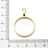 304 Stainless Steel Open Back Bezel Pendants STAS-Z091-05G-03-3