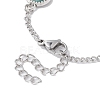 Alloy Resin Link Chain Bracelet with 304 Stainless Steel Curb Chains BJEW-JB09514-02-3