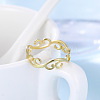 304 Stainless Steel Finger Rings for Women FS-WGFE90D-10-1