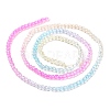 Transparent Gradient Color Glass Beads Strands GLAA-G101-2mm-07-4