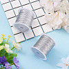 2 Rolls Round PET Metallic Thread MCOR-TADJ0001-01B-02-5