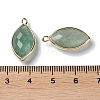 Natural Green Quartz Pendants G-B009-01G-U-3