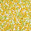 Opaque Glass Round Seed Beads GLAA-TAC0025-07A-07-3