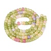 Ombre Effect Dyed Glass Beads Strands GLAA-Q106-05B-A07-2