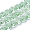 Transparent Glass Beads GLAA-Q066-14mm-C10-1