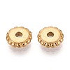 304 Stainless Steel Disc Beads STAS-P319-14C-G-2