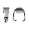 Tarnish Resistant 304 Stainless Steel Snap on Bails STAS-R048-9x7mm-2