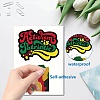 8 Sheets 8 Styles Juneteenth PVC Waterproof Wall Stickers DIY-WH0345-133-3