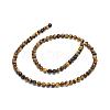 Natural Tiger Eye Beads Strands G-S259-21-4mm-3