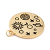 Brass Enamel Pendants KK-F825-03G-3