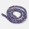 Electroplate Glass Beads Strands EGLA-A034-T2mm-L13-2