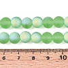 Frosted Transparent Glass Beads Strands LS-GLAA-T032-T8mm-MBB17-4