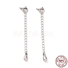 925 Sterling Silver Chain Extenders STER-D036-39AS-1