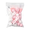 30Pcs Food Grade Eco-Friendly Silicone Beads SIL-FS0001-26B-6